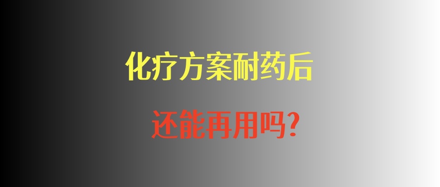 化疗方案耐药后，还能再尝试原方案治疗吗？