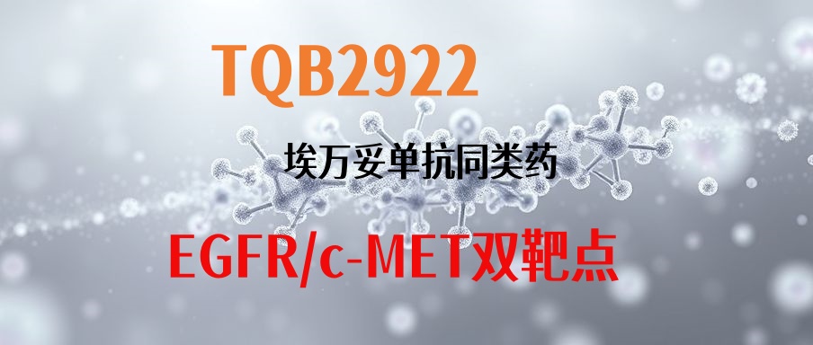 晚期肺癌三代靶向药物耐药后新药TQB2922:埃万妥单抗同类药，同时靶向EGFR/c-MET靶点！