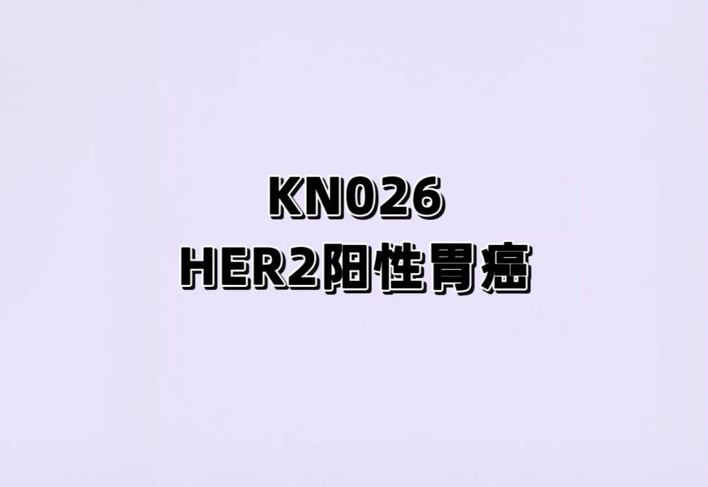 评估KN026联合化疗在一线治疗失败的HER2阳性胃癌（包括胃-食管结合部腺癌）受试者中有效性、安全性、药代动力学及免疫原性的多中心、随机双盲、安慰剂对照Ⅱ/Ⅲ期临床研究